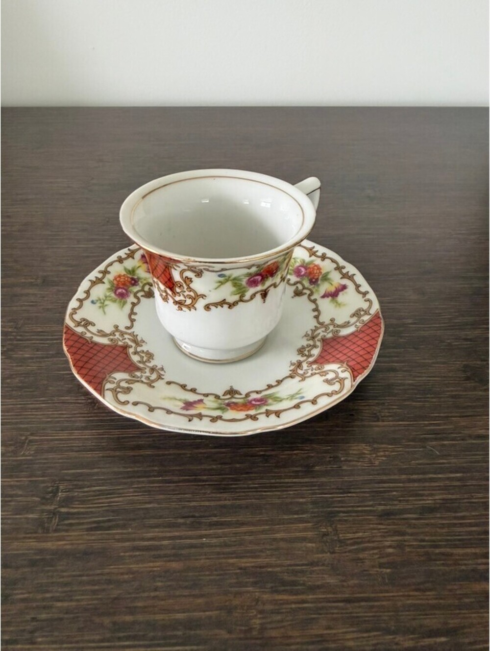 Vintage Japanese Demitasse Cup & Saucer